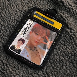 Girl Transparent Card Holder Mini Cute Sequined Zipper Short Wallet (2)