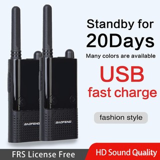 Baofeng Hunting Ham Radios USB Charger Walkie Talkie BF-T9 Smart Mini FRS UHF462-467MHz License-Free