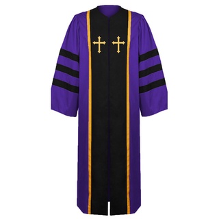 Missionary Cosplay Adult Medieval Robe Priest Church Retro Costume