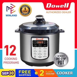 DOWELL Original 5L 6-in-1 Multi-Cooking Electric Pressure Cooker w/ 12 Cooking EPC-707 *WINLAND*