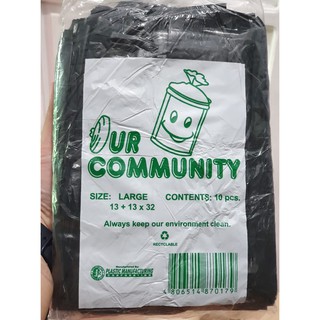 Our Community Trash Bags - Medium and Large (10 pcs per pack)
