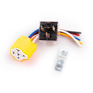 motorcycle accessories ♀Motorcycle Horn Relay 12V Set Transparent Horn Mini Driving Light Relay Soc