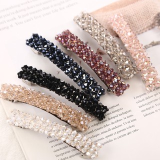 【LK】Women's Fashion Bling Headwear Handmade Full Crystal Hair Clip Barrette Hairpin (3)