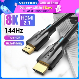 vention HDMI Cable 2.1 4K 120Hz High Speed 48Gbps Video Cable for PS4 TV Switch 8K 60Hz HDMI Cable