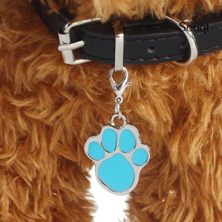 Paw Dog Puppy Cat Anti-Lost ID Name Tags Collar Pendant Charm Pet Accessories (4)