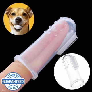 （Lowest price guarantee） Toothbrush Super Soft Pet Finger Toothbrush Teddy Dog Brush Addition Bad Breath Tartar Teeth Care Dog Cat Cleaning Supplies