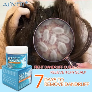 200g Sea Salt Shampoo Anti Dandruff Hair Treatment Shampoo For Scalp Itching Hair care