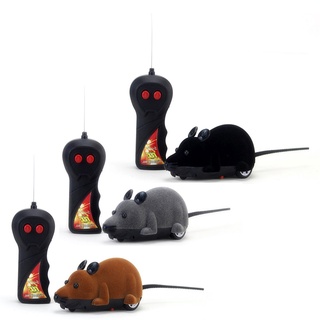 【Ready Stock】☒Funny Wireless Remote Control RC Rat Mouse Toy Cat Puppy Interaction Funny Toy