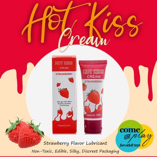 Hot Kiss 50ml Fruity Sex Lube Lubricant - Strawberry
