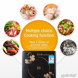 Induction cooker multi-function induction cooker smart electric stove four cooking functions 2000W