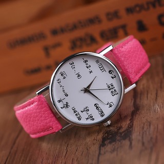 Simple Round Watches With Math Formula Equation For Men Women Gifts (9)