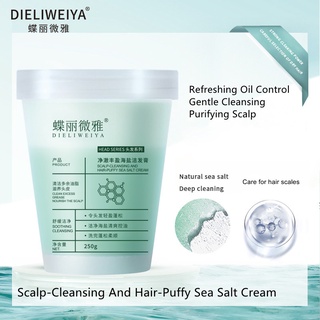 DIELIWEIYA Quickly remove mites for men and women, prevent hair loss and nourish scalp care 250g (4)