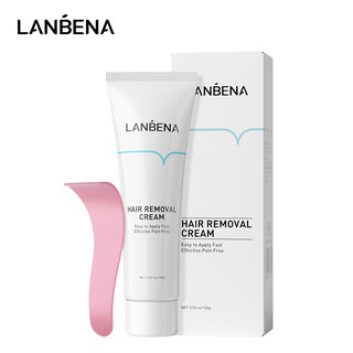 LANBENA Body Hair Removal Skin Care Beauty Cream 80g yuUe