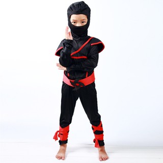 Boys Kids Childs Ninja Assassin Japanese Samurai Warrior Fancy Dress Costume New (1)