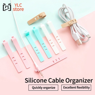Silicone Cable Organizer Multipurpose phone Cable cable management Earphone Mouse Aux USB wire organizer Cable Management