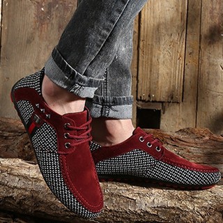 ✁Men s shoes spring and summer men s casual shoes lace-up style light and breathable fashion men s l