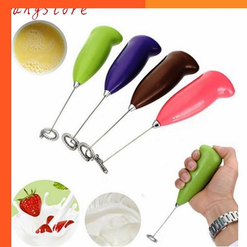 Kitchen Whisk Drink Mixer Foamer Shake Egg Beater Coffee Frother