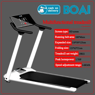 0.2 square meter foldable electric treadmill, home weight loss exercise and slimming artifact