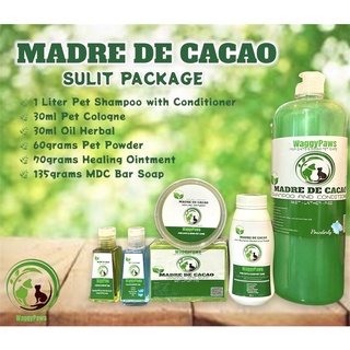 ALL NATURAL DOG & CAT GROOMING SUPPLIES made of Neem tree Madre De Cacao-SULIT PACKAGE