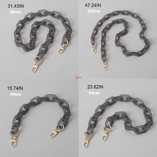 seng Frosted Acrylic Thick Chain Bag Accessories Charms Purse Chain Strap Shoulder Crossbody Bag Handbag Replacement Chain