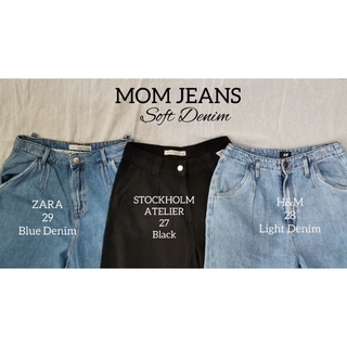 Branded Overruns Mom Jeans High Waist 25-32