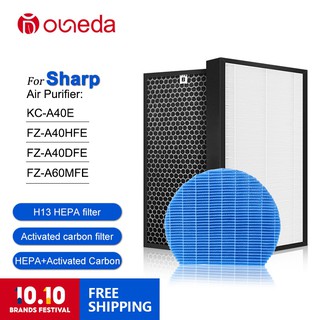 ☁■For Sharp FZ-A40HFE FZ-A40DFE FZ-A60MFE Air Purifier Replacement HEPA & Activated Carbon &Humidify