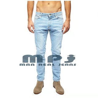 MPJ Lignt Blue Jeans for man Skinny Pants Stretchable Denim