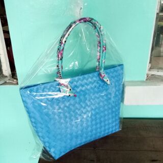 Plastic Bayong Bag with twilly and zipper (Hard)