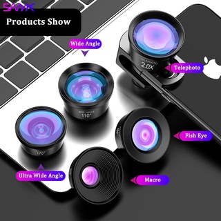 SANYK HD 7-In-1 Phone Lens Set Wide Angle Lens Fisheye Macro Lens CPL Filter Starlight Filter For Al