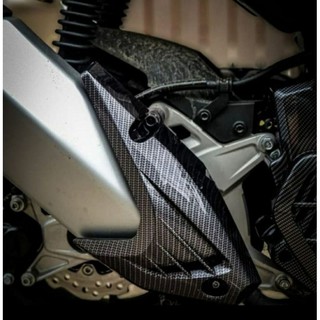 Carbon ABS Plastic Exhaust Cover for Honda ADV 150 Motorcycle Accessories
