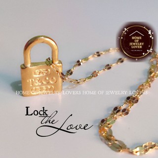 Luxury Lock the love necklace nontarnish stainless steel