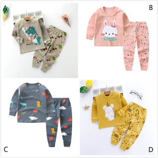 【DL】pajamas set for kids sleepwear set with long pants Kids clothing set (1)