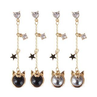 Anime Sailor Moon Artemis And Luna Earrings Cosplay Jewelry