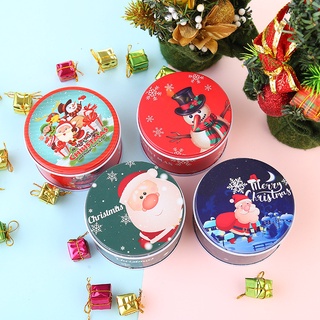 Creative Christmas Tinplate Box Gift Candy Box