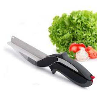 Clever Cutter 2-in-1 Knife & Cutting Kitchen Tools Scissors Slicers. (1)
