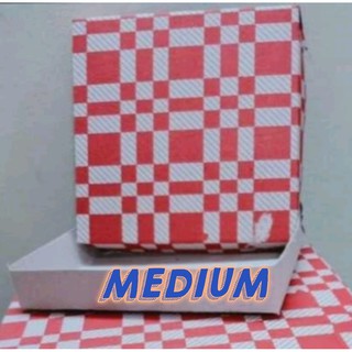 CHECKERED PIZZA BOX STYLE (sold by 100's)