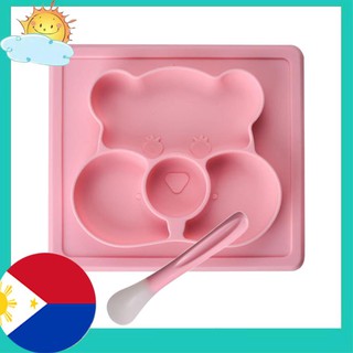 Silicone Baby Snack Mat Sectioned Food Tray Container Platter Suction Traybest-selling