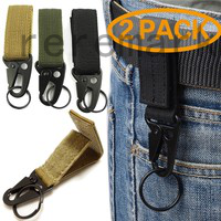 Tactical Belt Keychain Buckle Nylon Outdoor Hook Carabiner Buckle Stylish Item