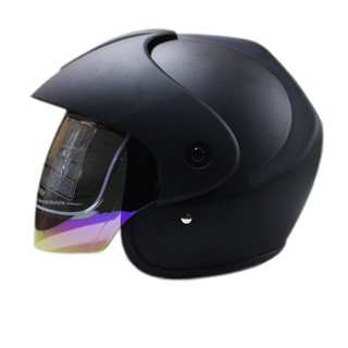 motorcycle half face helmet motor helmets visor motors hnj cod with icc sticker
