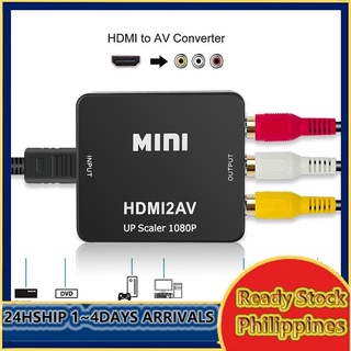 HDMI TO AV (RCA) Converter AV/CVBS Adapter HD 1080P Mini HDMI2AV Video Converter Scaler Adapter