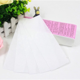 100 Pcs Hair Depilatory Paper Removal Waxing Strips Smooth Painless Removal ToolNecklaces