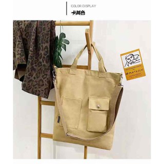 Korean Tote Bag Canvas Bag Sling Bag Women Shoulder Bag School Bag Cross Body Bag (6)