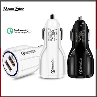 Quick Charge 3.0 USB Car Charger 2 Port Fast Dual Adapter 12-24V