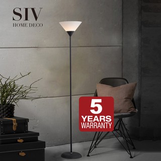 SIV Modern Nordic Style LED Floor Lamp Shade Stand For Living Room, Bedroom