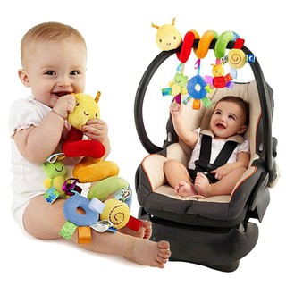 Baby Kids Stroller Bed Around Spiral Bell Rattle Soft Toys