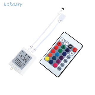 KOK LED 24 Keys IR Remote Controller Wireless For 3528 5050 RGB SMD Strips New