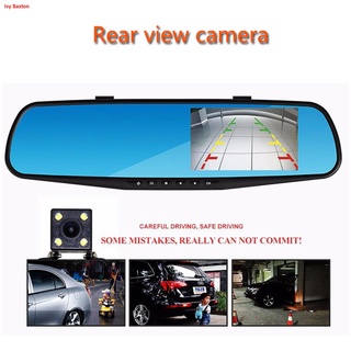 ❈❁【Flash Sale 】Car Cameras Car Dash Cam Mirror Car Video Recorder Full HD 1080P Car Video Camera wi