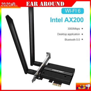 Wireless Dual Band 3000Mbps WiFi 6 Intel AX200 PRO PCIE Bluetooth 5.0 Wifi Network Card AX200NGW METREL