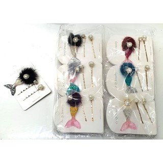 3in1 Poms Hairpin Sets