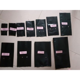 6x6x10 seedling bag pe black 100 pieces
